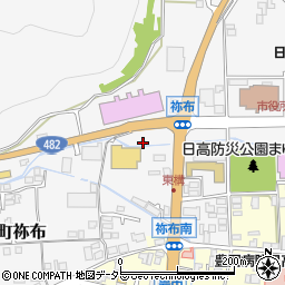 兵庫県豊岡市日高町東構周辺の地図