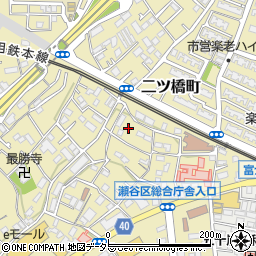 神奈川県横浜市瀬谷区二ツ橋町288-13周辺の地図