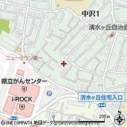 神奈川県横浜市旭区中沢1丁目29周辺の地図