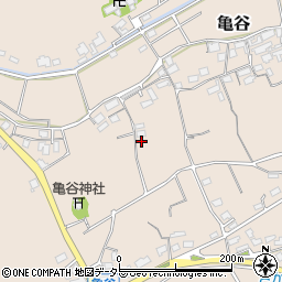鳥取県東伯郡北栄町亀谷671周辺の地図