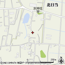 千葉県白子町（長生郡）北日当周辺の地図