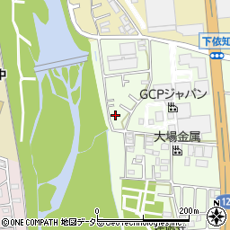 神奈川県厚木市金田27-12周辺の地図