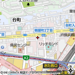 魚寅食堂 横浜鶴屋町店周辺の地図