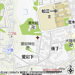 島根県松江市外中原町清光院下199周辺の地図
