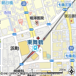 東舞鶴郵便局集荷周辺の地図
