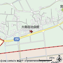 鳥取県東伯郡北栄町大島728-4周辺の地図