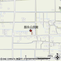 揖斐川町役場　脛永公民館周辺の地図