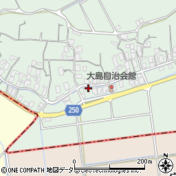 鳥取県東伯郡北栄町大島734-3周辺の地図