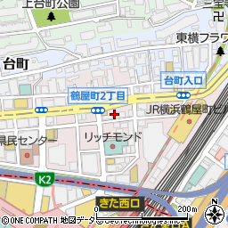 横浜マリンロケット周辺の地図