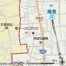 岐阜県揖斐郡揖斐川町脛永406周辺の地図