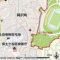 神奈川県横浜市保土ケ谷区岡沢町21-37周辺の地図