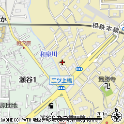 神奈川県横浜市瀬谷区二ツ橋町388-19周辺の地図