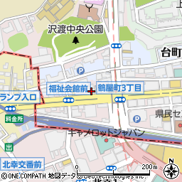 臨海セミナー横浜西口校周辺の地図