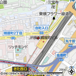 創作肉割烹とおでん 鶴屋はなれ 横浜鶴屋町店周辺の地図
