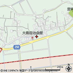 鳥取県東伯郡北栄町大島727周辺の地図