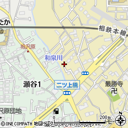 神奈川県横浜市瀬谷区二ツ橋町388-17周辺の地図