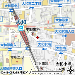 タイムズ大和南第４駐車場周辺の地図