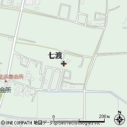 千葉県茂原市七渡3445-4周辺の地図
