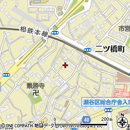 神奈川県横浜市瀬谷区二ツ橋町360-7周辺の地図