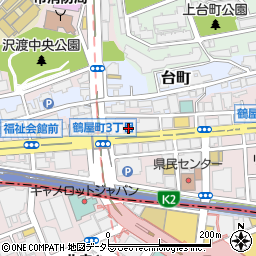 横浜トリスバー周辺の地図