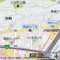 鶴屋町２周辺の地図