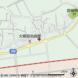 鳥取県東伯郡北栄町大島725-3周辺の地図