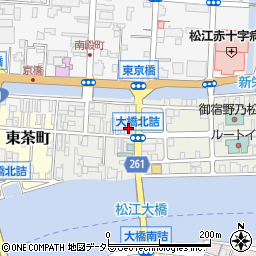島根県松江市末次本町74周辺の地図