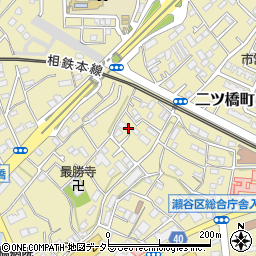 神奈川県横浜市瀬谷区二ツ橋町354周辺の地図