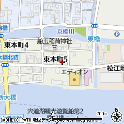 島根県美容業生活衛生同業組合周辺の地図