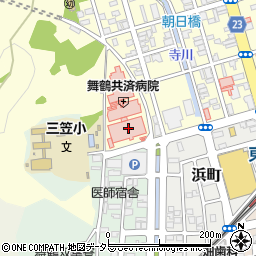 セブンイレブンＫＯＹＯ舞鶴共済病院店周辺の地図