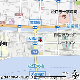 島根県松江市末次本町52周辺の地図