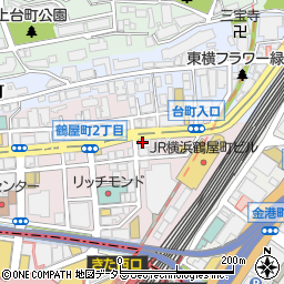 接待個室 金谷（かなや） 横浜周辺の地図