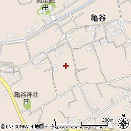 鳥取県東伯郡北栄町亀谷641周辺の地図