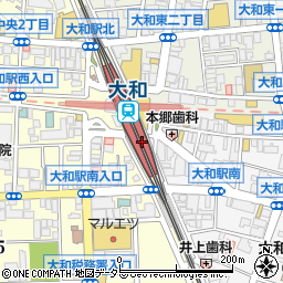 セブンイレブン小田急マルシェ大和店周辺の地図