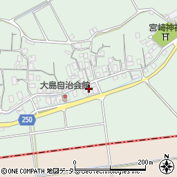 鳥取県東伯郡北栄町大島724周辺の地図
