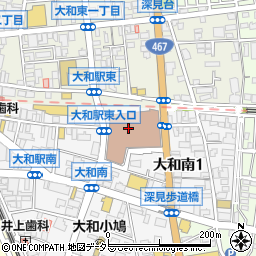 大和市　イベント観光協会周辺の地図