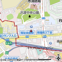 三菱電機冷熱機器販売株式会社神奈川支店周辺の地図