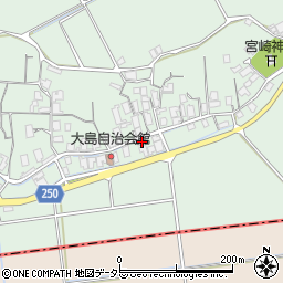 鳥取県東伯郡北栄町大島725周辺の地図