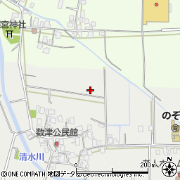 鳥取県鳥取市数津周辺の地図
