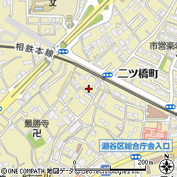 神奈川県横浜市瀬谷区二ツ橋町360-2周辺の地図