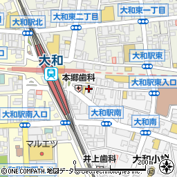 松屋 大和店周辺の地図