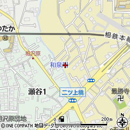 神奈川県横浜市瀬谷区二ツ橋町398-3周辺の地図