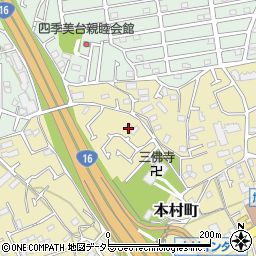 神奈川県横浜市旭区本村町72周辺の地図