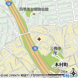 神奈川県横浜市旭区本村町72-36周辺の地図
