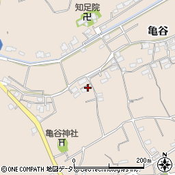 鳥取県東伯郡北栄町亀谷651周辺の地図