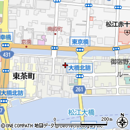 島根県松江市末次本町111周辺の地図