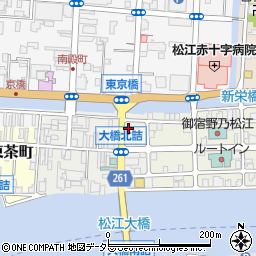 島根県松江市末次本町61周辺の地図