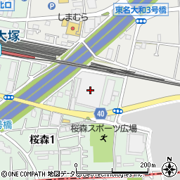 五十鈴中央株式会社　大和サービスセンター周辺の地図