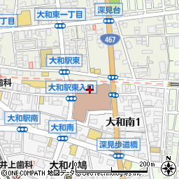 大和文化創造拠点　やまと芸術文化ホール周辺の地図