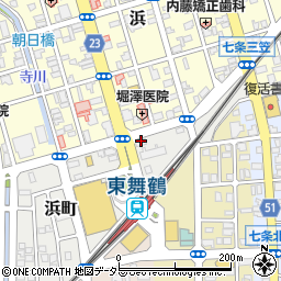 ドコモショップ東舞鶴店周辺の地図